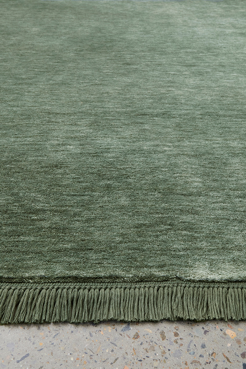 Earthbound Sage Green Runner Rug