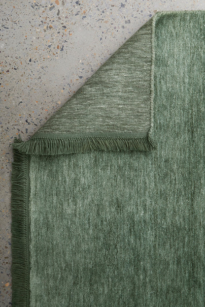 Earthbound Sage Green Runner Rug