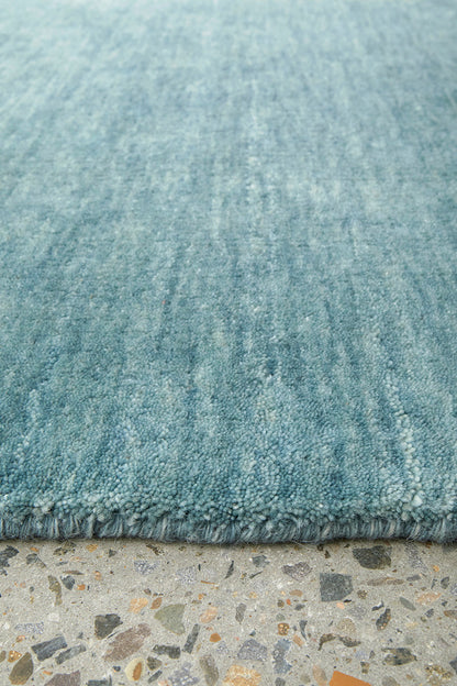 Earthbound Sky Blue Runner Rug