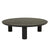 GlobeWest | Seb Round Coffee Table | Black Oak