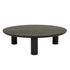 GlobeWest | Seb Round Coffee Table | Black Oak