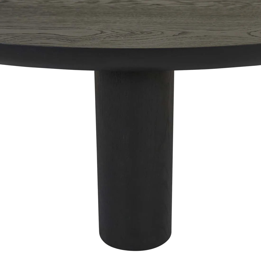GlobeWest | Seb Round Coffee Table | Black Oak