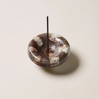 Incense Holder | Handcrafted Ceramic | Chocolate