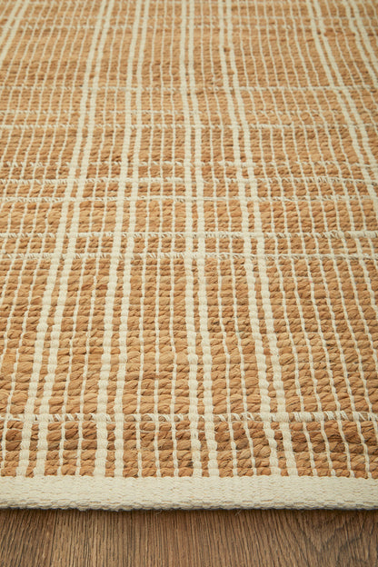 Darren Palmer Plaid Sandstone Runner Rug