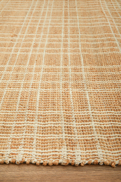 Darren Palmer Plaid Sandstone Runner Rug