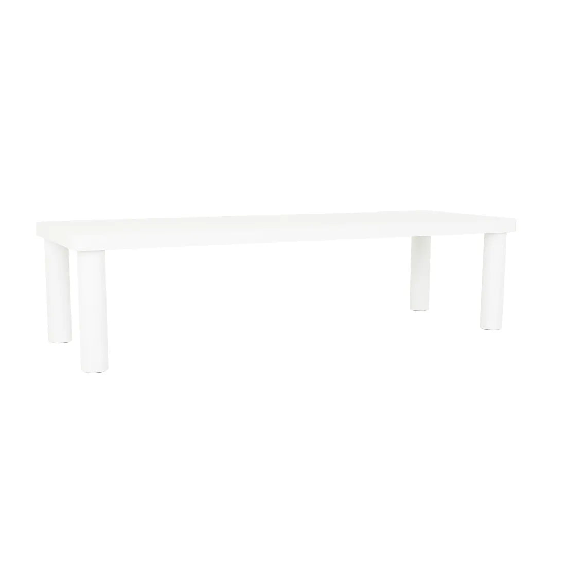 GlobeWest | Frankie Outdoor Dining Table | Aluminium White