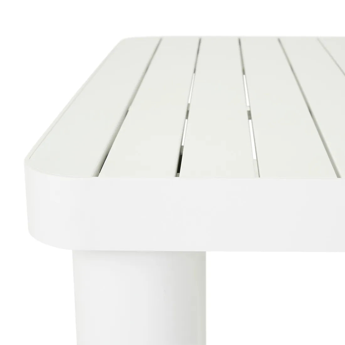 GlobeWest | Frankie Outdoor Dining Table | Aluminium White