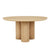 GlobeWest | Seb Round Dining Table | Oak