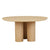 GlobeWest | Seb Round Dining Table | Oak