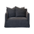 Havre Linen Slipcover Sofa - 1.5 Seater