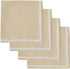 Cora Napkins⎮Butter+Ivory⎮Set4