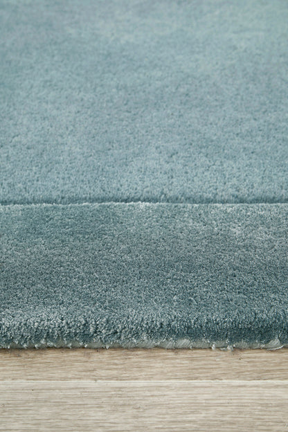 Jewel Curve Blue Rug