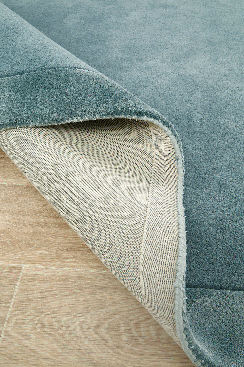 Jewel Curve Blue Rug