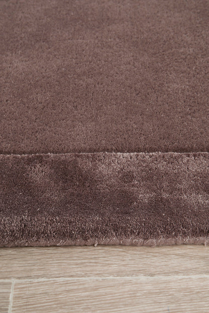 Jewel Curve Grape Rug