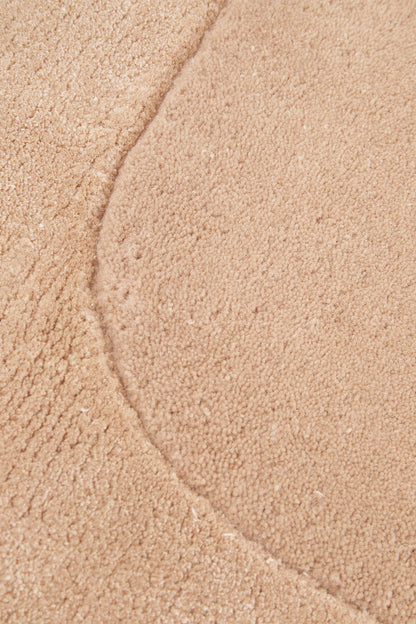 Jewel Curve Nude Rug
