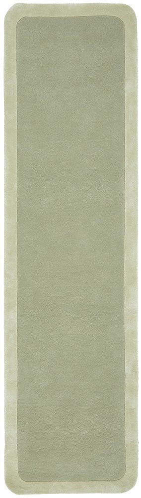 Jewel Curve Sage Runner Rug