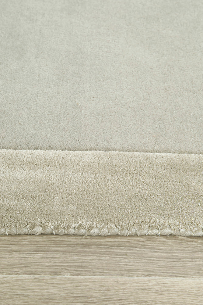 Jewel Curve Silver Runner Rug