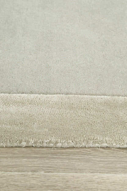 Jewel Curve Silver Runner Rug