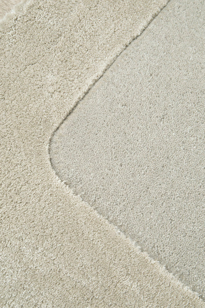Jewel Curve Silver Runner Rug