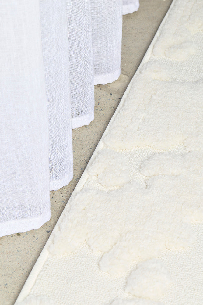 Haven Nyla White Runner Rug