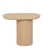 GlobeWest | Seb Pedestal Side Table | Oak