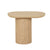 GlobeWest | Seb Pedestal Side Table | Oak