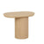 GlobeWest | Seb Pedestal Side Table | Oak