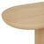 GlobeWest | Seb Pedestal Side Table | Oak