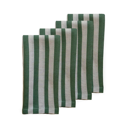 Elm Napkin Set of 4 | Green & Seafoam