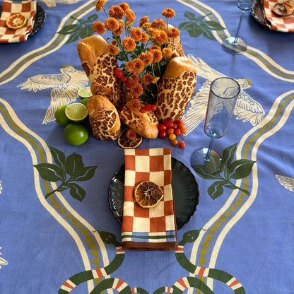 Cantina Napkin Set of 4 | Checker Print