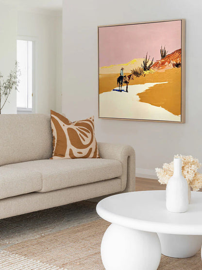 Cactus Cowboy | Box Frame Canvas Print