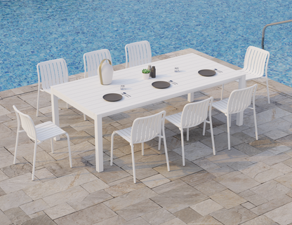 Outdoor Extendable Table | White