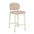 GlobeWest | Lori Metal Frame Barstool | Sandstone PU