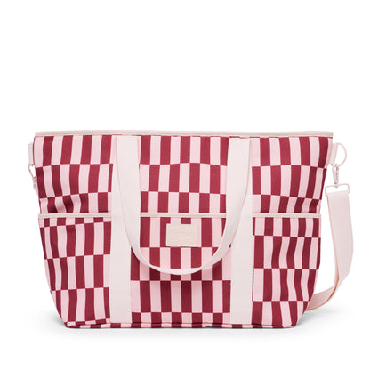 The BIG Cooler Base | Burgundy/Peony check