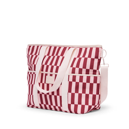 The BIG Cooler Base | Burgundy/Peony check