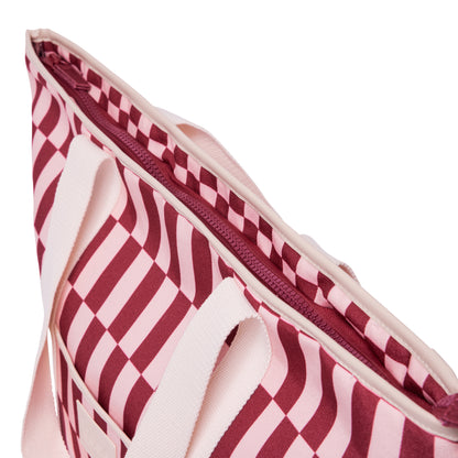 The BIG Cooler Base | Burgundy/Peony check