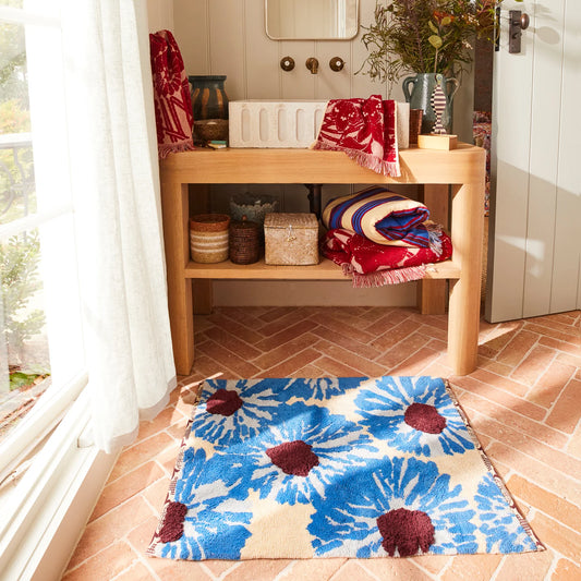 Isabella Bath Mat | Azure