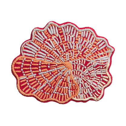 Claudelle Bath Mat | Crimson