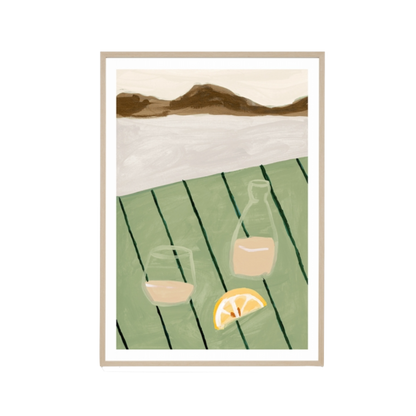 Summer Terrace Print | Green