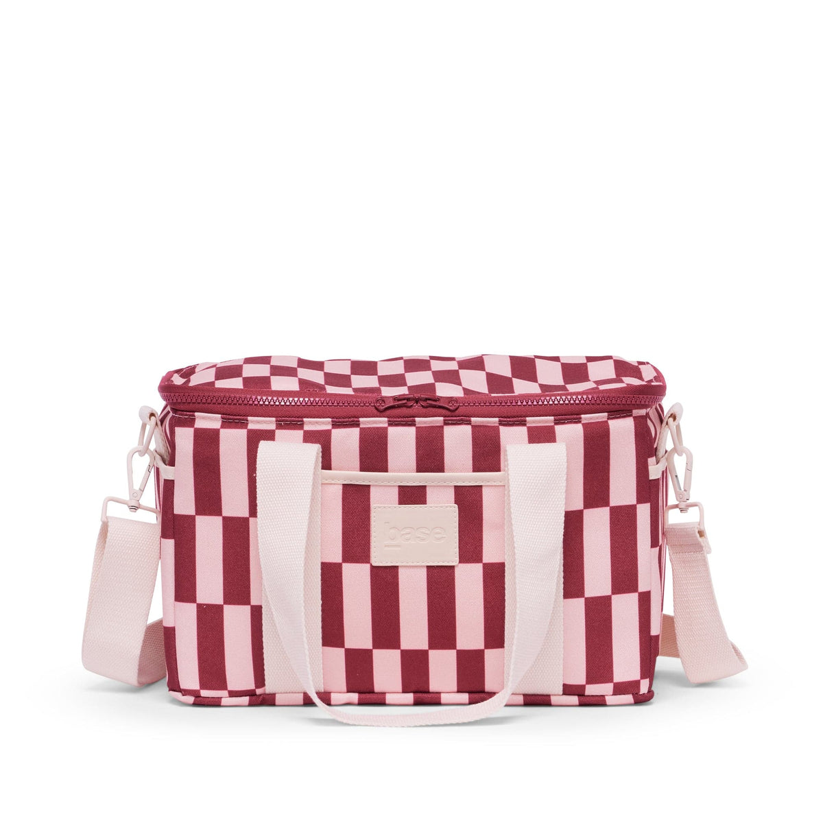 Midi Cool Base| burgundy/peony check