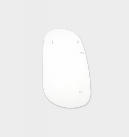 Organic Pebs Mirror | Bright White