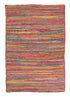 Hand-braided Blend Cotton Jute Rug - Multi