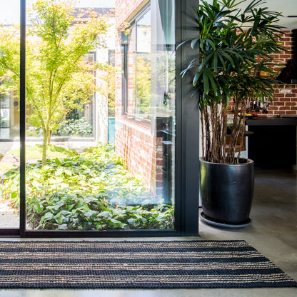 Jones Stripe jute rug