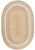 Palm Beach Natural Oval Rug