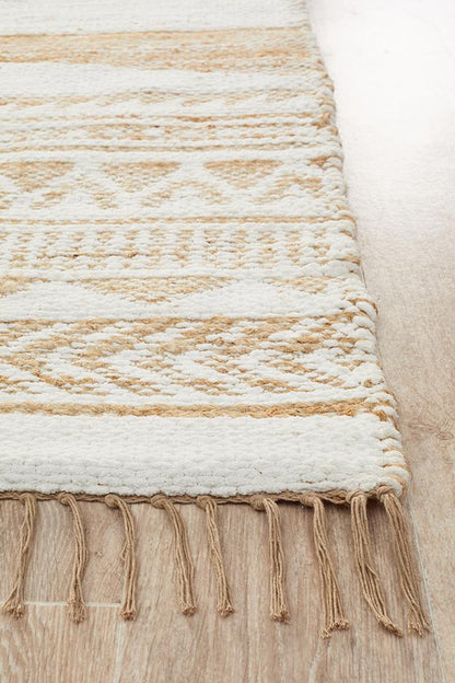 Mayan White Rug