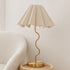 Cora Table Lamp | White & Gold
