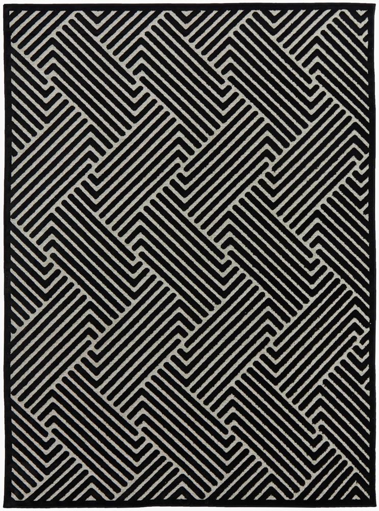 Miami Black and Gold Rug