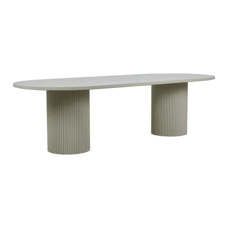 GlobeWest | Benjamin Ripple Oval Dining Table