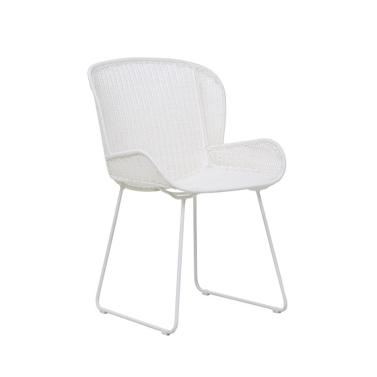 GlobeWest | Granada Butterfly Closed Weave Dining Chair